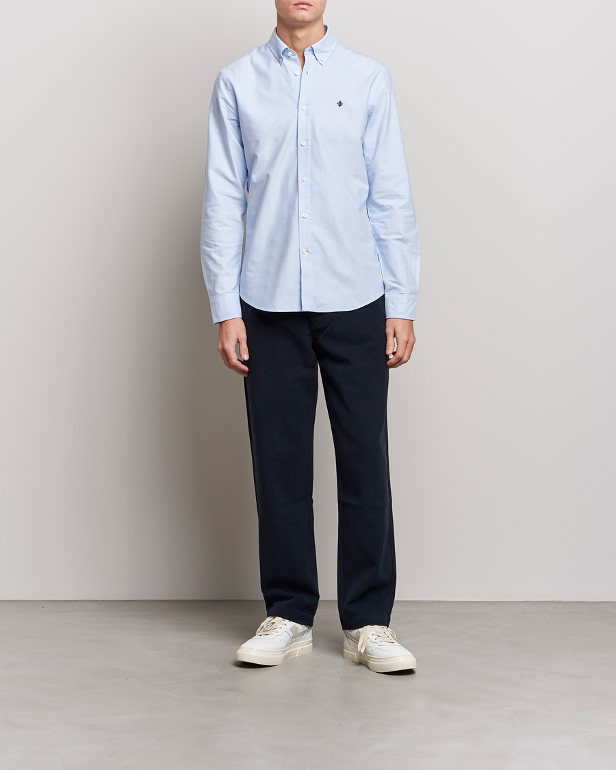 Hombres | Camisas | Morris | Douglas Oxford Shirt Light Blue