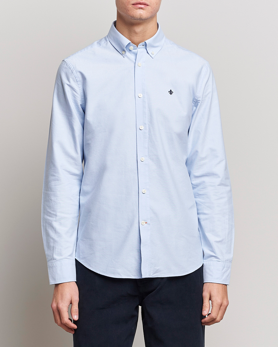 Hombres | Camisas | Morris | Douglas Oxford Shirt Light Blue