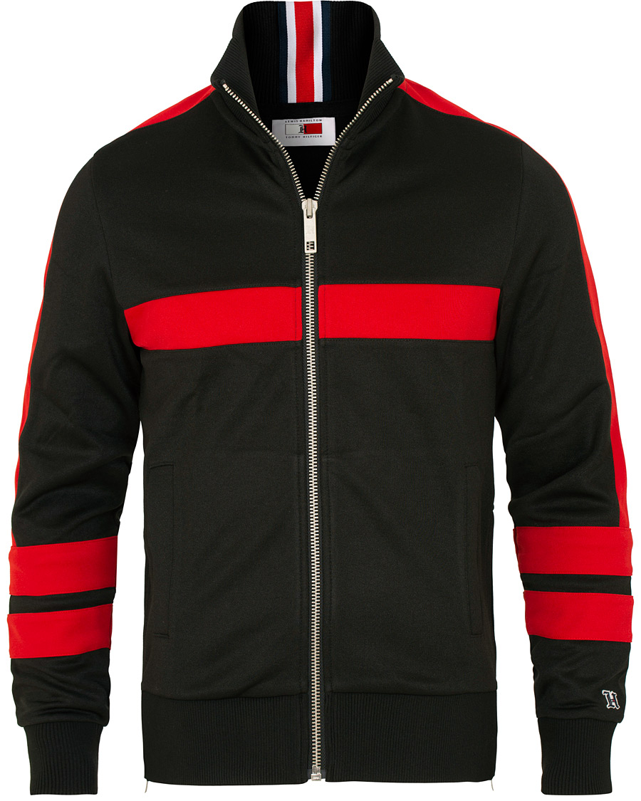 Hombres | Jerséis y prendas de punto | Tommy Hilfiger | Lewis Hamilton Logo Track Jacket Jet Black