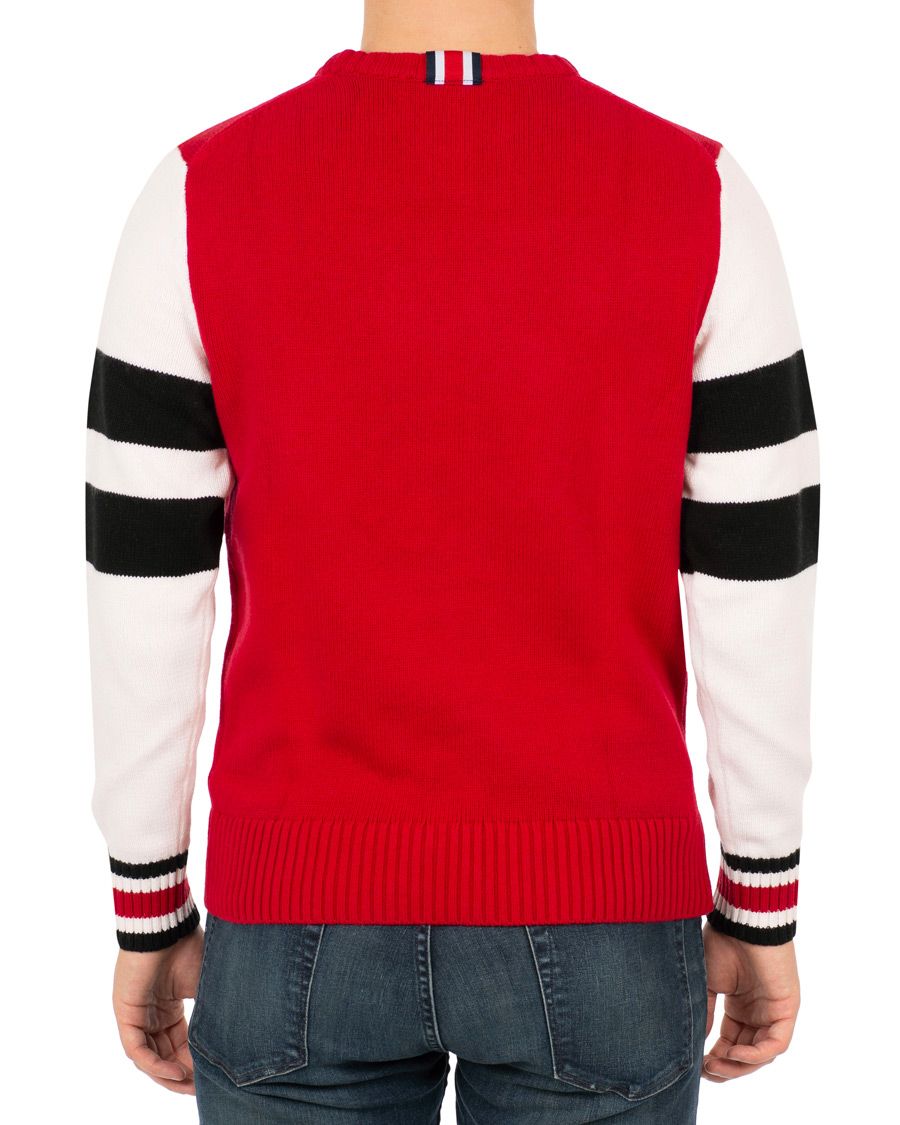Hombres | Jerséis y prendas de punto | Tommy Hilfiger | Lewis Hamilton Varsity Sweater Barbados Cherry