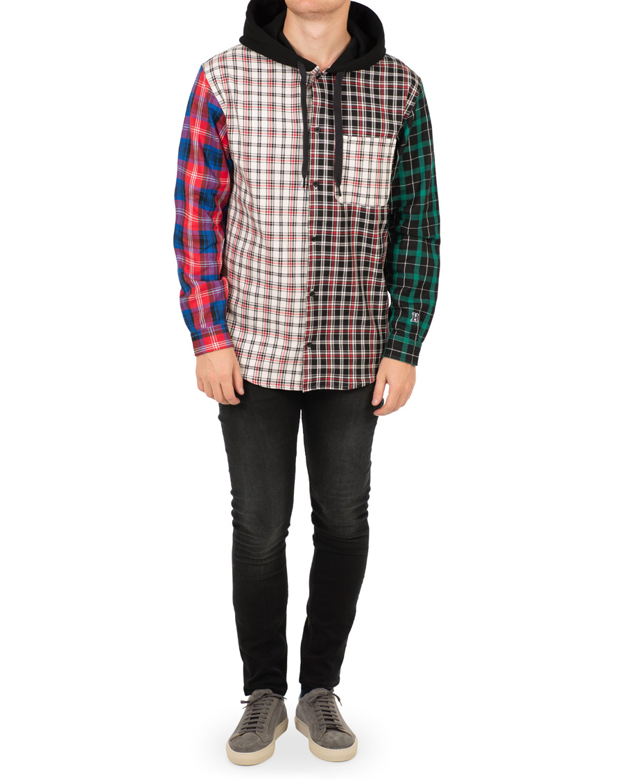 Hombres | Jerséis y prendas de punto | Tommy Hilfiger | Lewis Hamilton Plaid Hoodie Shirt Barbados Cherry