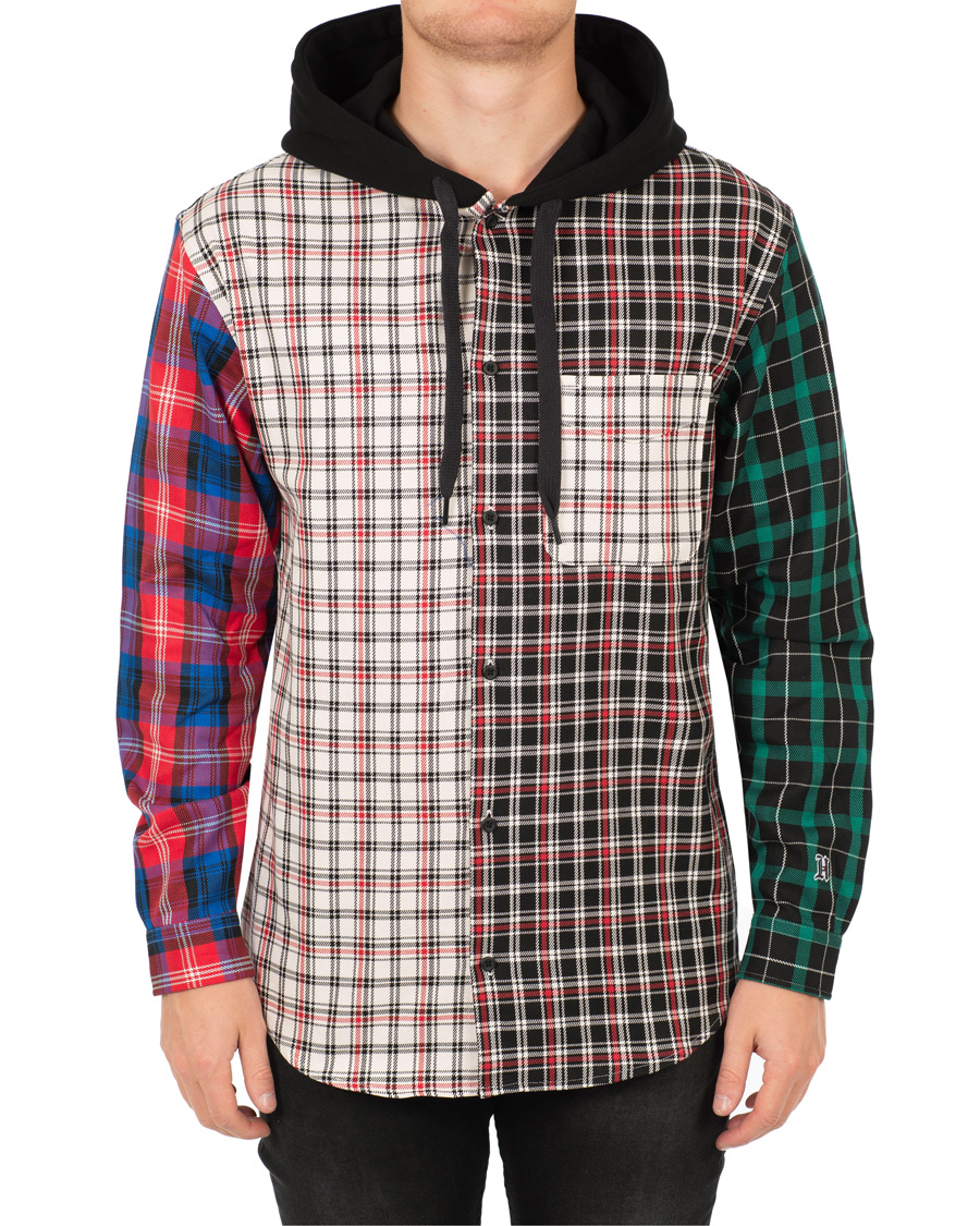 Hombres | Jerséis y prendas de punto | Tommy Hilfiger | Lewis Hamilton Plaid Hoodie Shirt Barbados Cherry