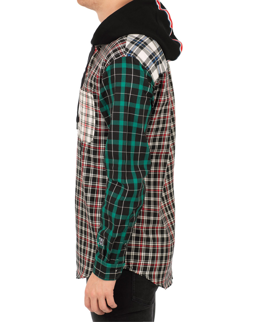 Hombres | Jerséis y prendas de punto | Tommy Hilfiger | Lewis Hamilton Plaid Hoodie Shirt Barbados Cherry