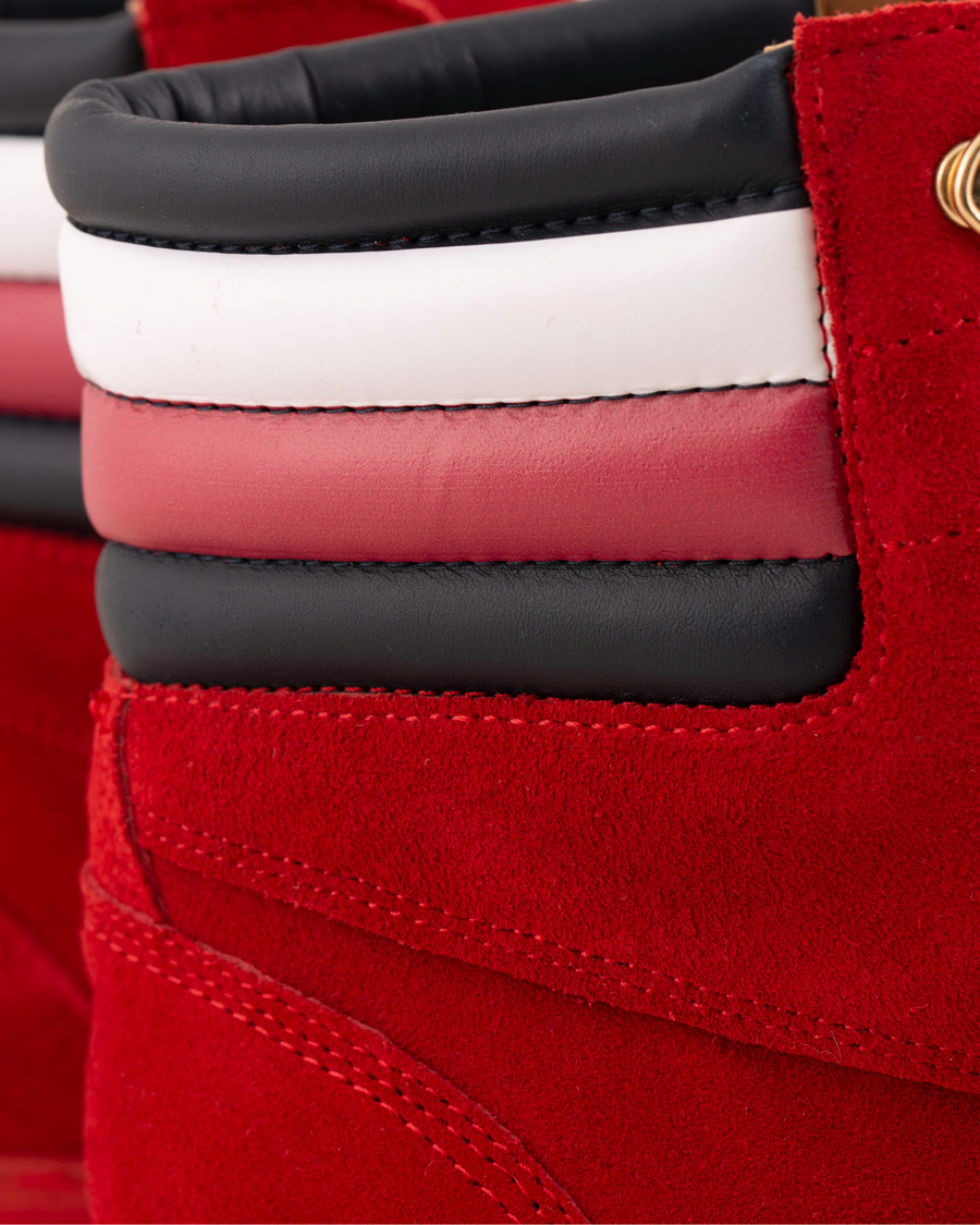Hombres | Tommy Hilfiger Lewis Hamilton Suede Hiking Boot Barbados Cherry | Tommy Hilfiger | Lewis Hamilton Suede Hiking Boot Barbados Cherry