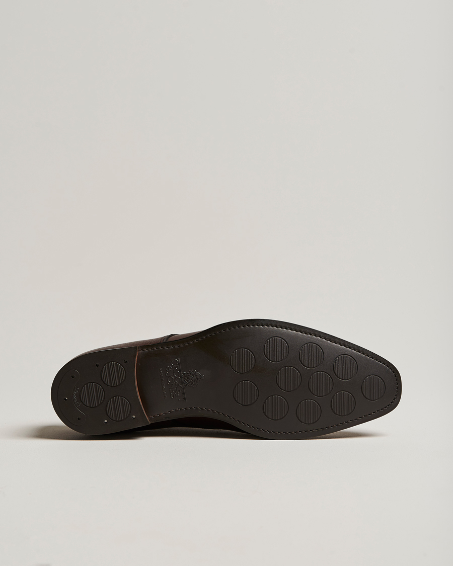 Hombres | Zapatos monk strap | Crockett & Jones | Lowndes Monkstrap City Sole Dark Brown Calf