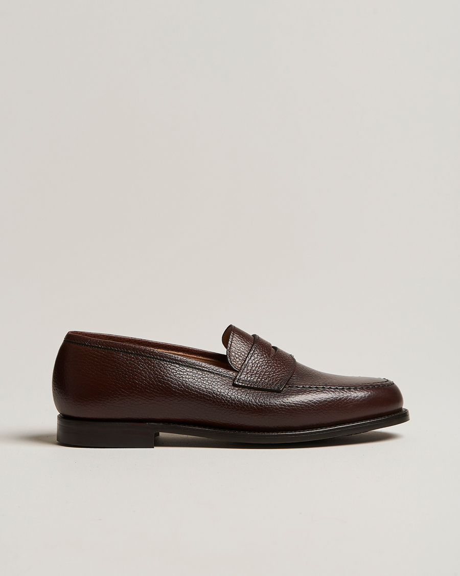 Hombres | Mocasines | Crockett & Jones | Boston City Sole Dark Brown Calf