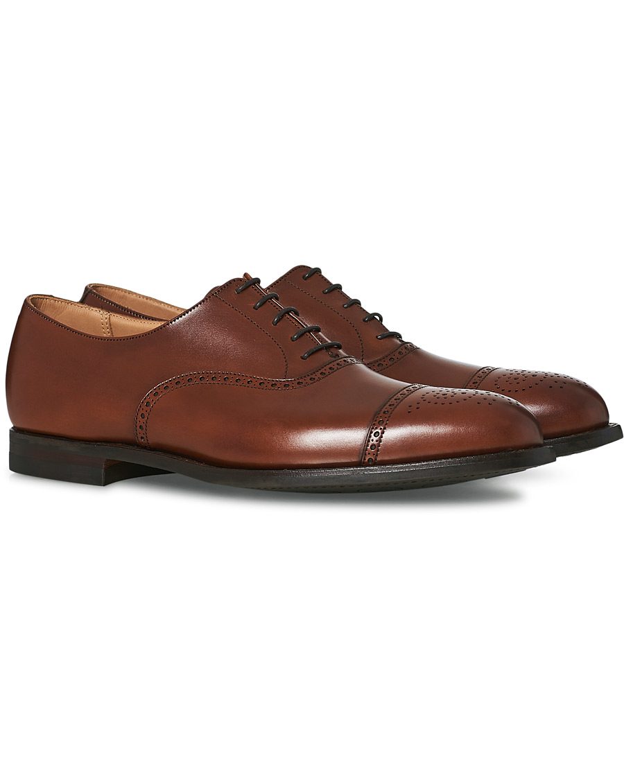 Hombres | Crockett & Jones Hatton Brogue City Sole Burnished Calf | Crockett & Jones | Hatton Brogue City Sole Burnished Calf