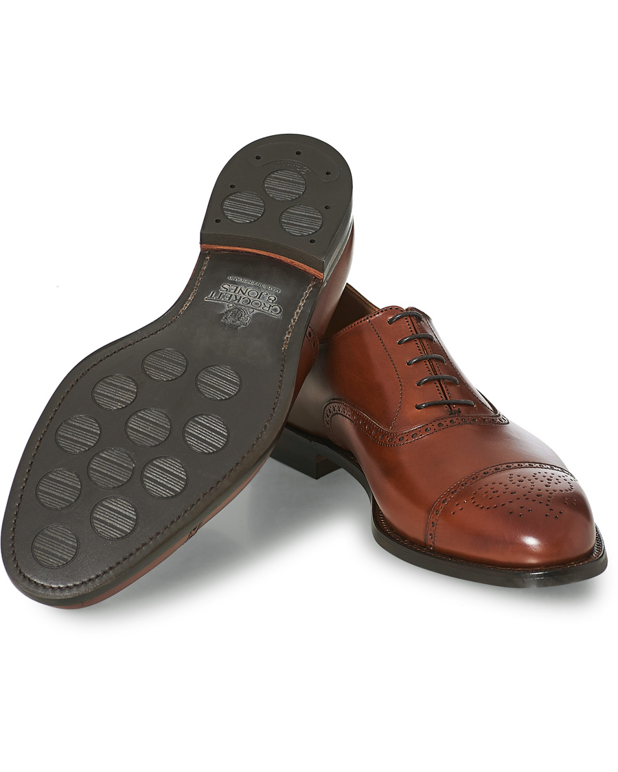 Hombres | Crockett & Jones Hatton Brogue City Sole Burnished Calf | Crockett & Jones | Hatton Brogue City Sole Burnished Calf