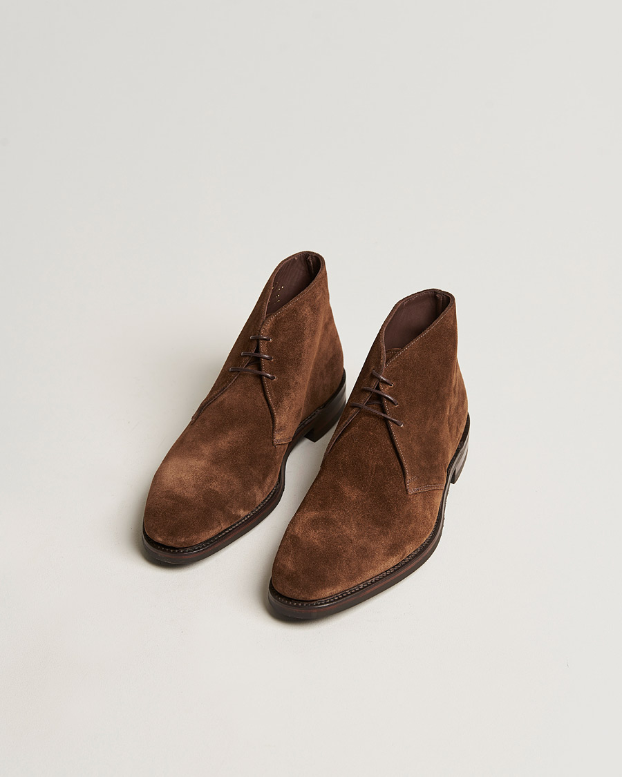 Hombres | Zapatos de ante | Loake 1880 | Pimlico Chukka Boot Brown Suede