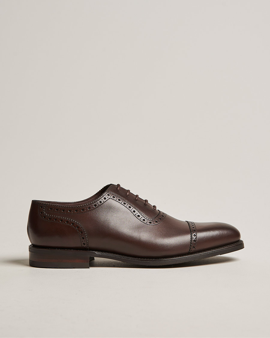 Hombres | Zapatos brogues | Loake 1880 | Fleet Brogue Shadow Sole Dark Brown Calf
