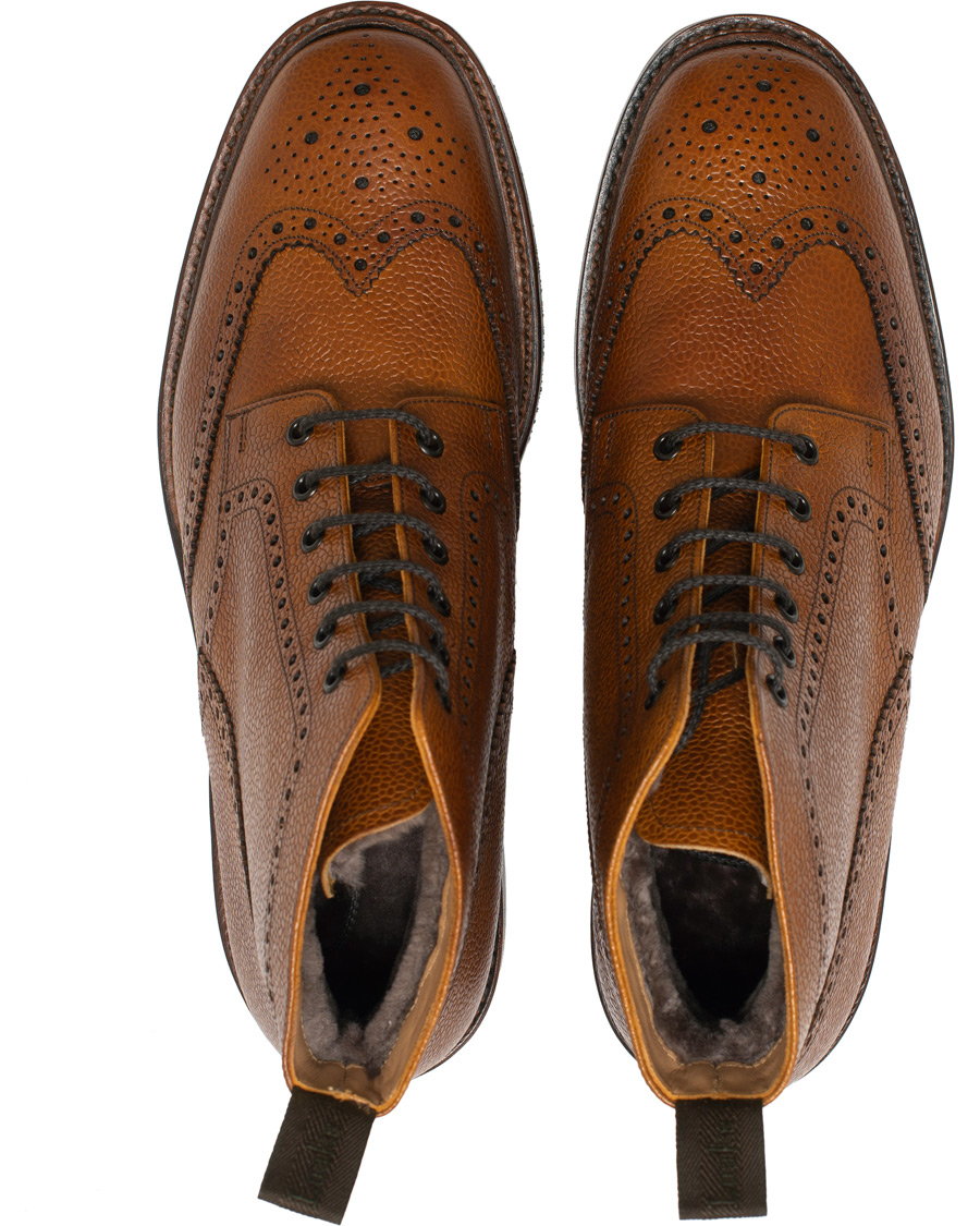Hombres | Loake 1880 Wolf Mahogany Grain Calf | Loake 1880 | Wolf Mahogany Grain Calf