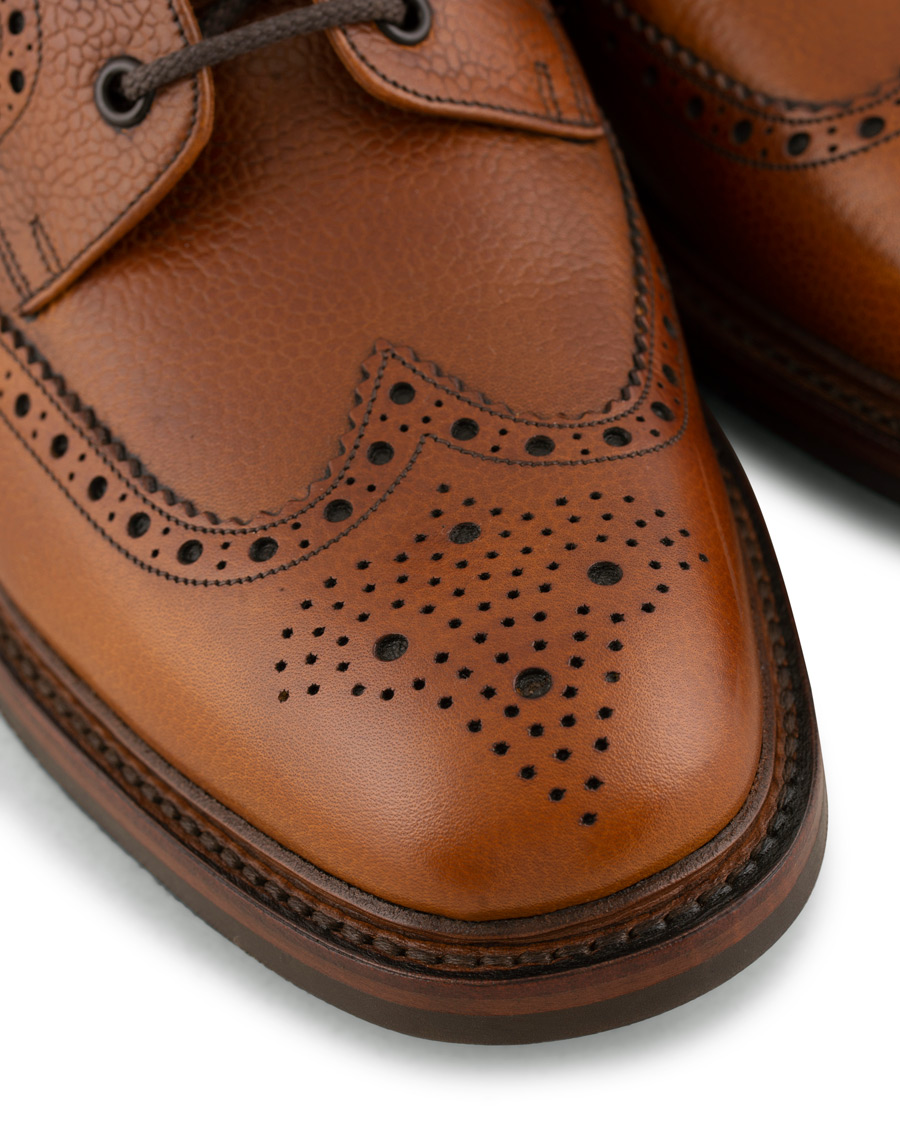 Hombres | Loake 1880 Wolf Mahogany Grain Calf | Loake 1880 | Wolf Mahogany Grain Calf