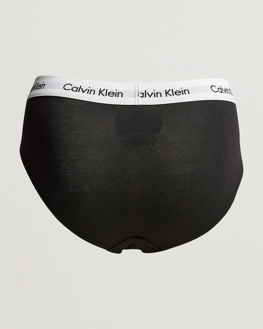 Hombres | Calzoncillos tipo slip | Calvin Klein | Cotton Stretch Hip Breif 3-Pack Black/White/Grey
