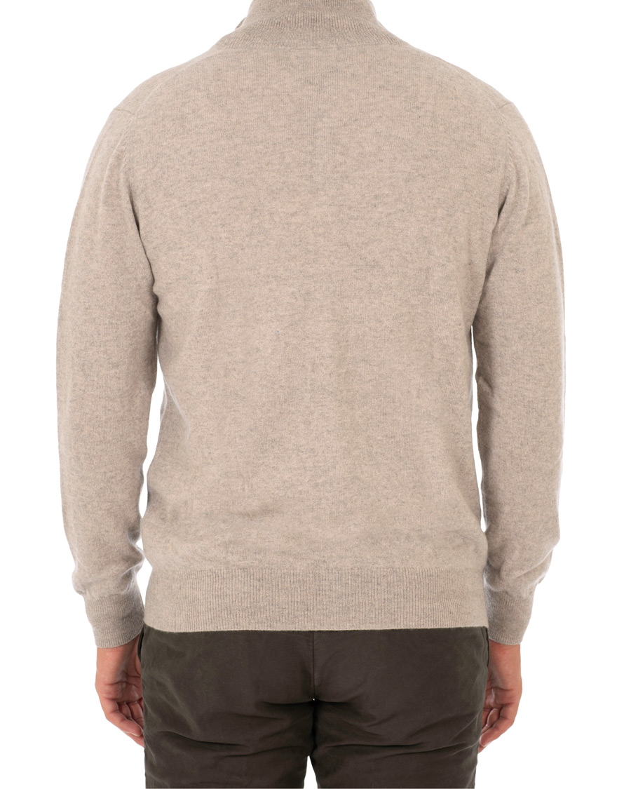 Hombres | Jerséis y prendas de punto | Soft Goat | Cashmere Full-zip Light Taupe