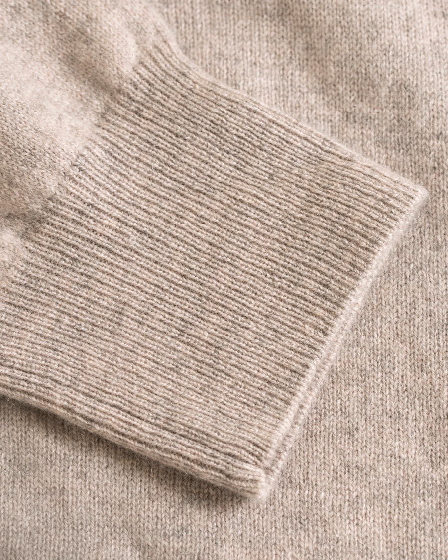 Hombres | Jerséis y prendas de punto | Soft Goat | Cashmere Full-zip Light Taupe