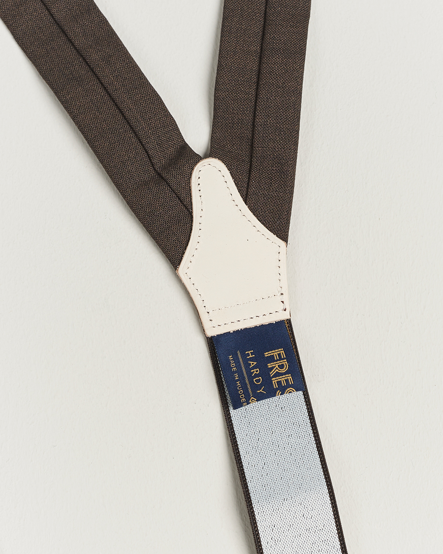 Hombres | Albert Thurston Fresco Braces 38mm Brown | Albert Thurston | Fresco Braces 38mm Brown