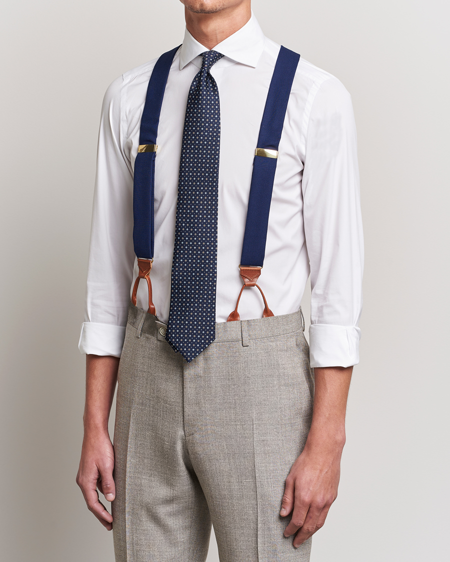 Hombres | Albert Thurston Fresco Braces 38mm Royal Blue | Albert Thurston | Fresco Braces 38mm Royal Blue