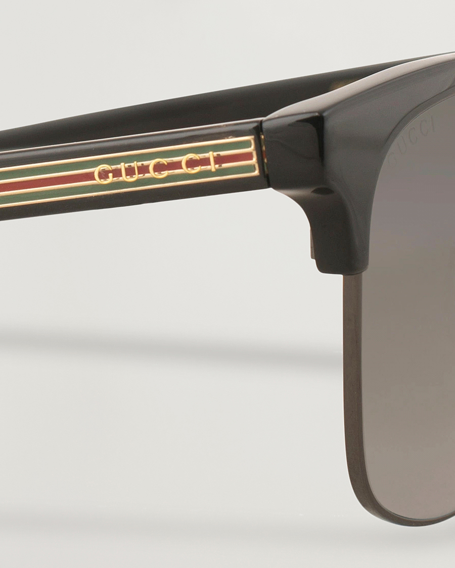 Hombres | Gafas de sol | Gucci | GG0382S Sunglasses Black/Grey