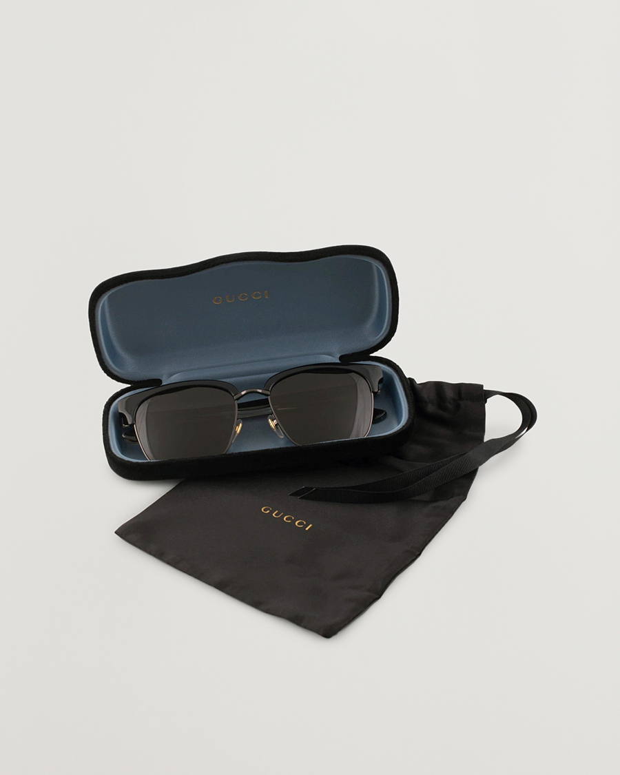 Hombres | Gafas de sol | Gucci | GG0382S Sunglasses Black/Grey