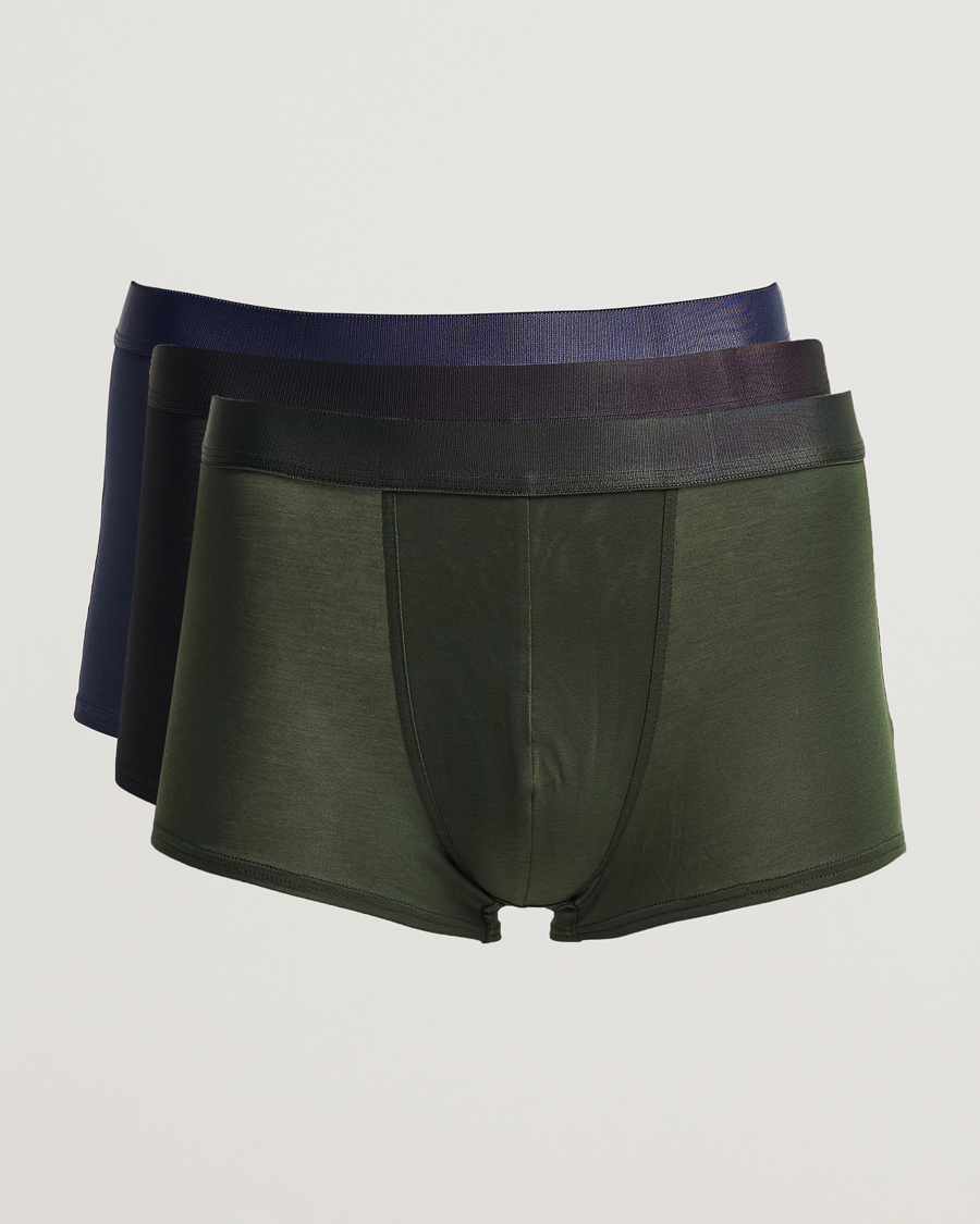 Hombres | Ropa interior y calcetines | CDLP | 3-Pack Boxer Trunk Black/Army Green/Navy