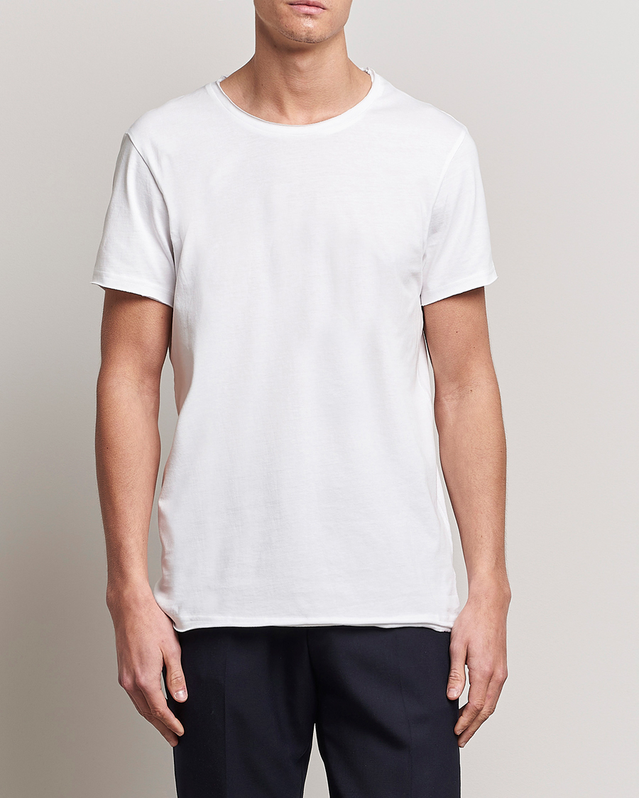 Hombres | Camisetas | Bread & Boxers | Crew Neck Relaxed White