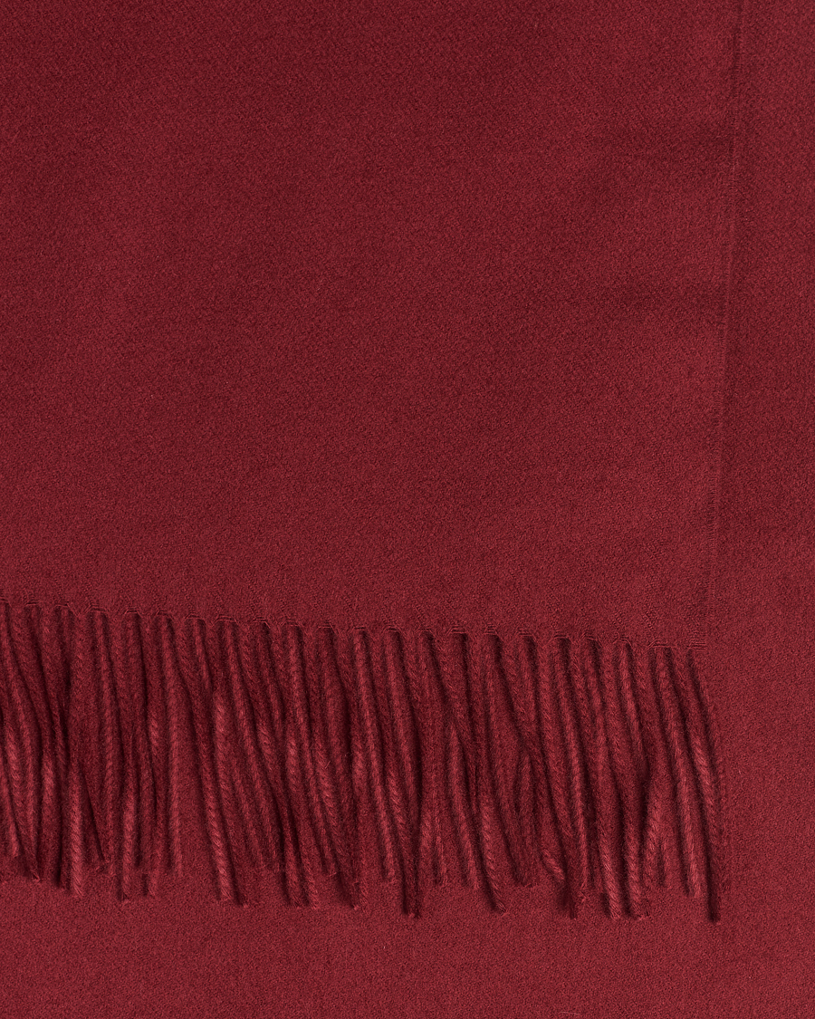 Hombres | Bufandas | Piacenza Cashmere | Cashmere Scarf Burgundy