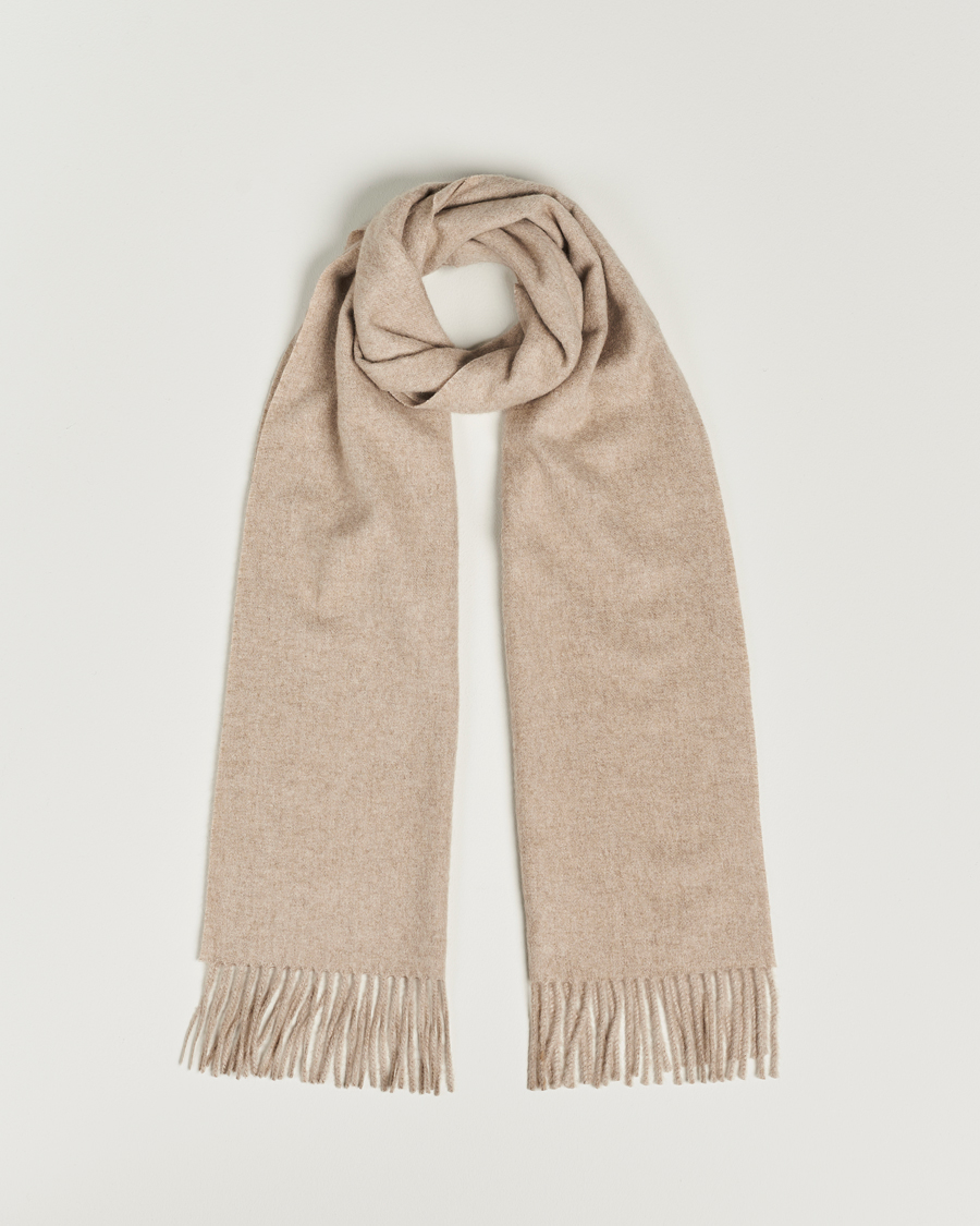 Hombres | Bufandas | Piacenza Cashmere | Cashmere Scarf Light Beige