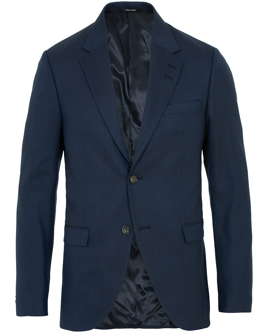 Hombres | Blazers | Tiger of Sweden | Jamonte Wool Stretch Blazer Country Blue