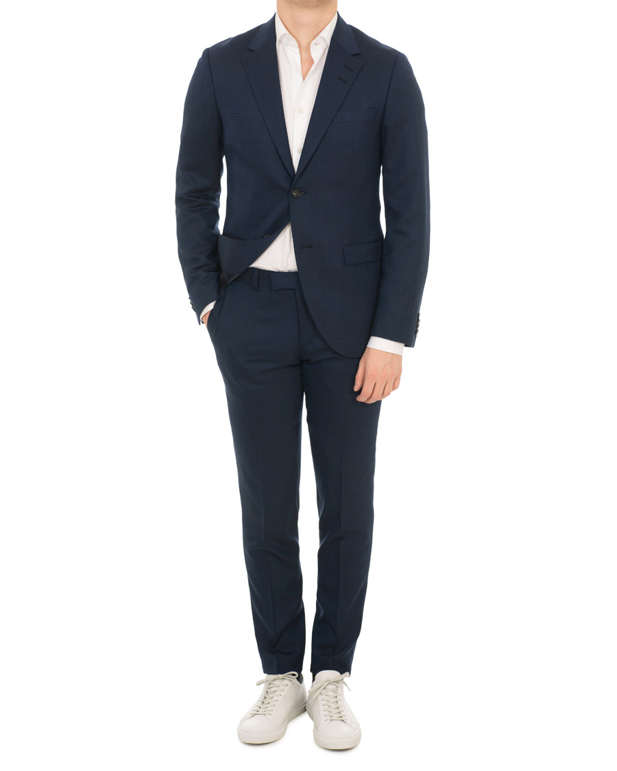 Hombres | Blazers | Tiger of Sweden | Jamonte Wool Stretch Blazer Country Blue