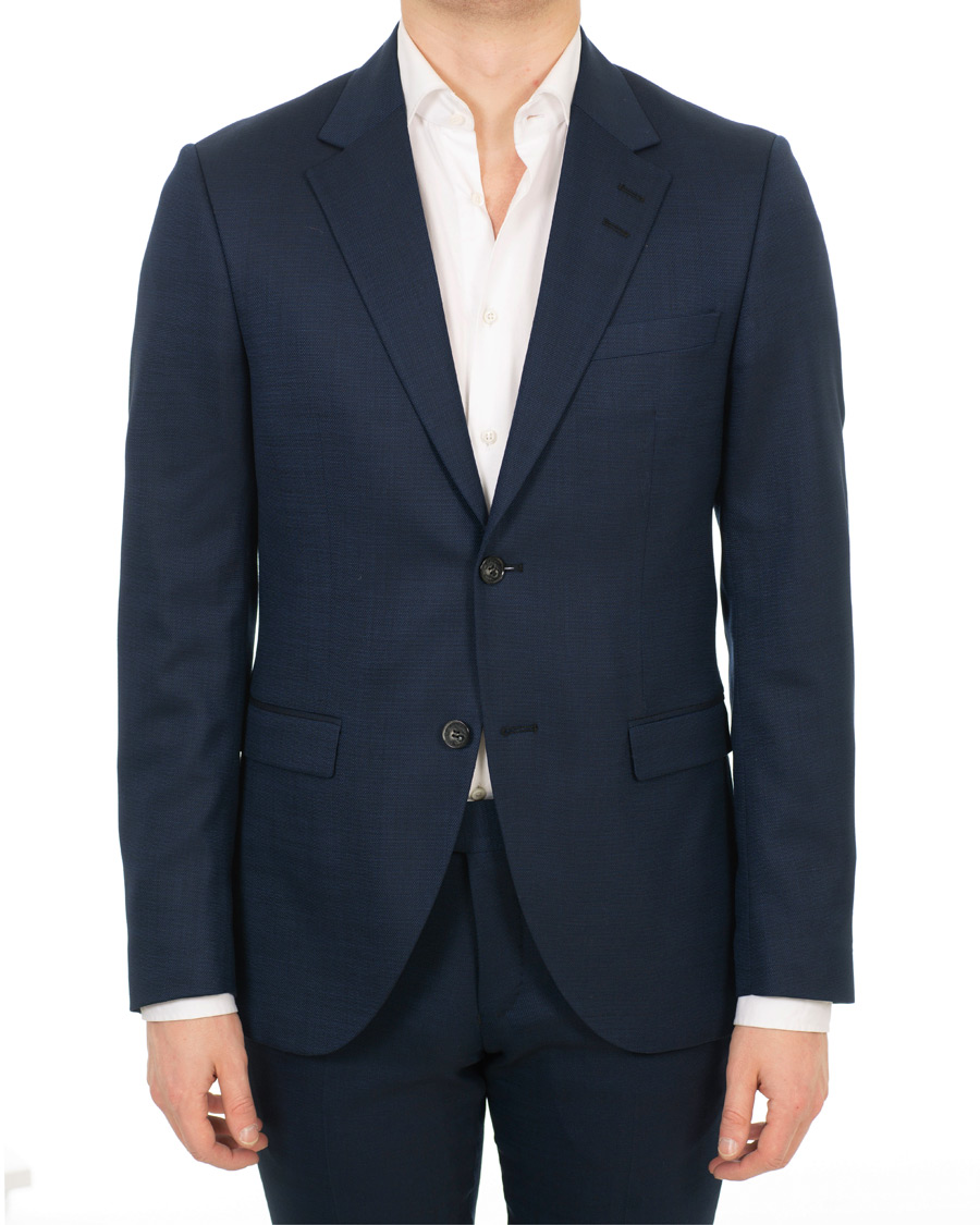 Hombres | Blazers | Tiger of Sweden | Jamonte Wool Stretch Blazer Country Blue