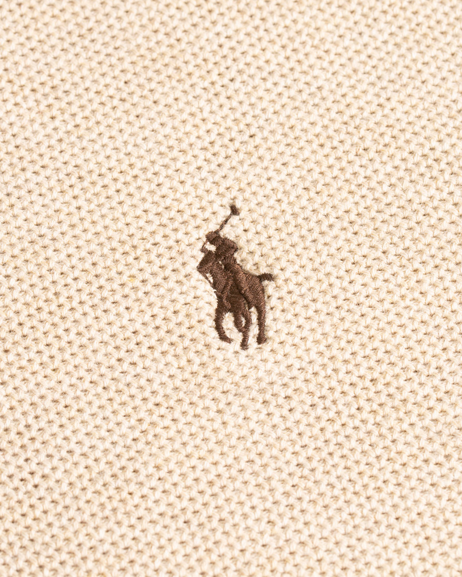 Hombres | Jerséis y prendas de punto | Polo Ralph Lauren | Texture Half Zip Oatmeal Heather