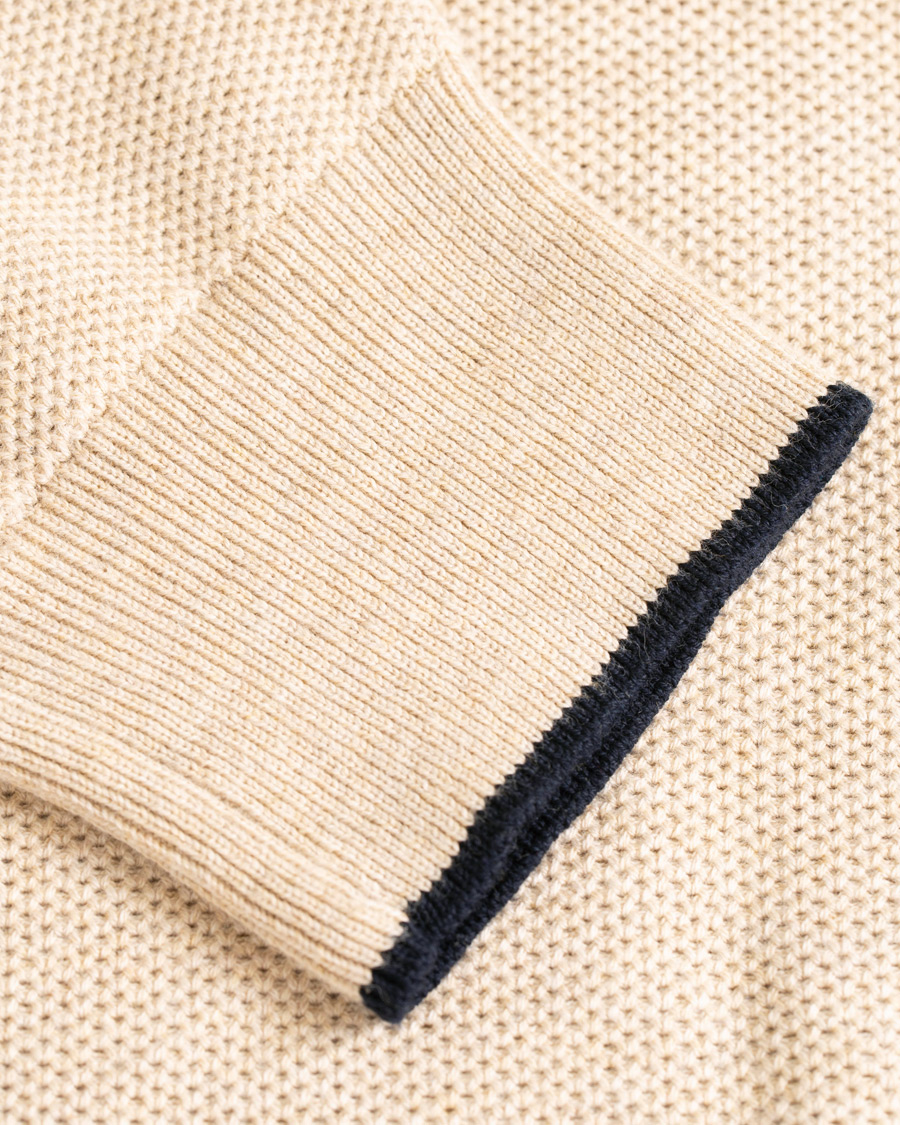 Hombres | Jerséis y prendas de punto | Polo Ralph Lauren | Texture Half Zip Oatmeal Heather