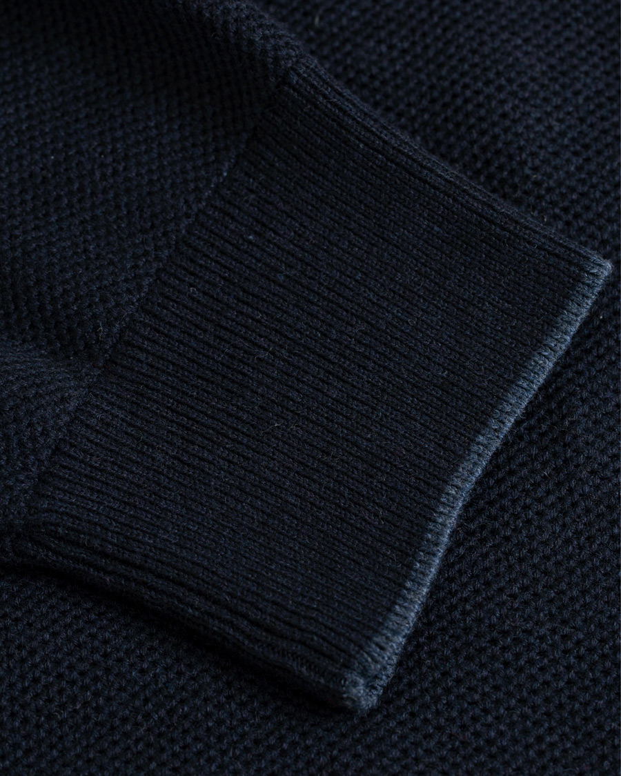 Hombres | Jerséis y prendas de punto | Polo Ralph Lauren | Texture  Half Zip Navy Heather
