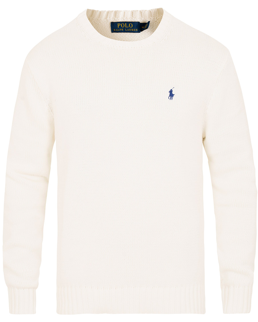 Hombres | Jerséis y prendas de punto | Polo Ralph Lauren | Crisby Cotton Crew Neck White