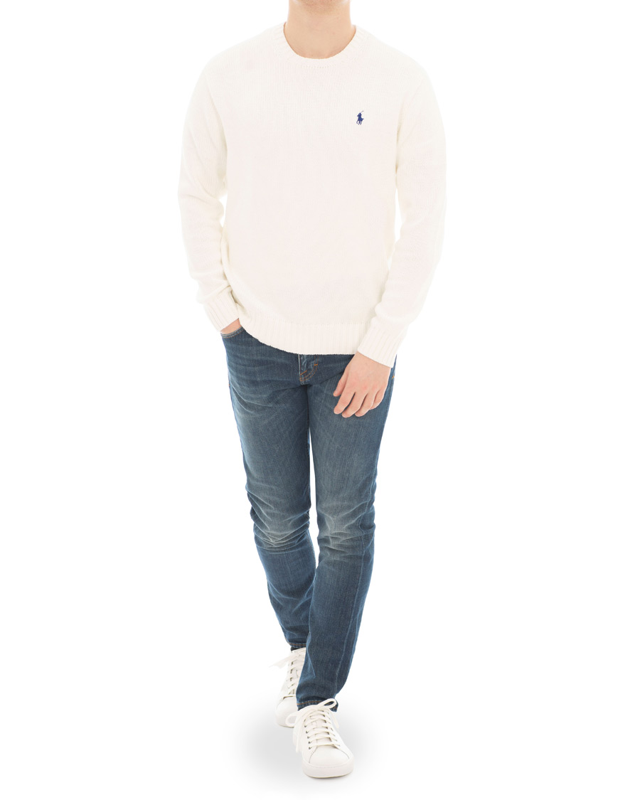 Hombres | Jerséis y prendas de punto | Polo Ralph Lauren | Crisby Cotton Crew Neck White