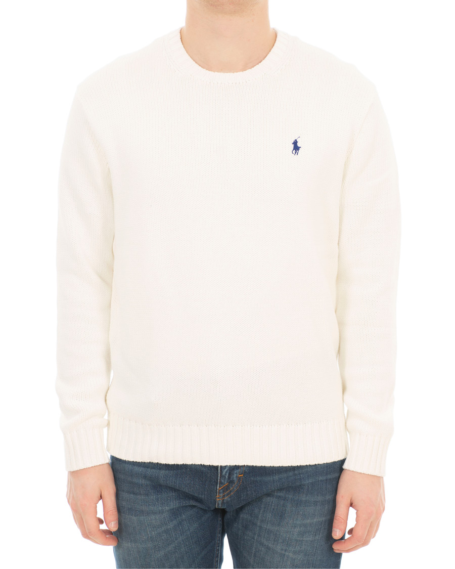 Hombres | Jerséis y prendas de punto | Polo Ralph Lauren | Crisby Cotton Crew Neck White