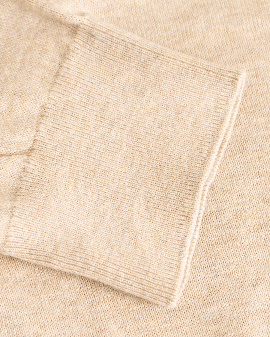 Hombres | Jerséis y prendas de punto | Polo Ralph Lauren | Pima Cotton Crew Neck Pullover Sand Heather