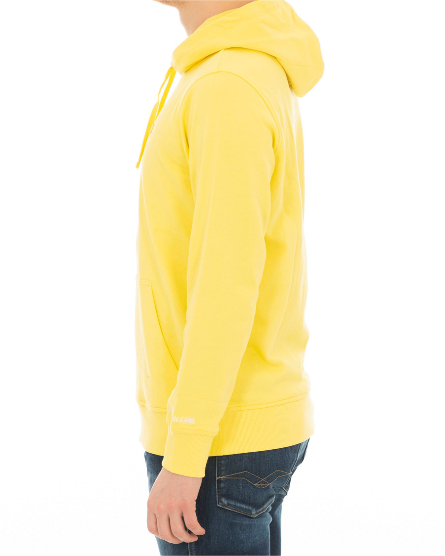 Hombres | Jerséis y prendas de punto | Calvin Klein Jeans | Chest Embroidery Hoodie Yellow Cream