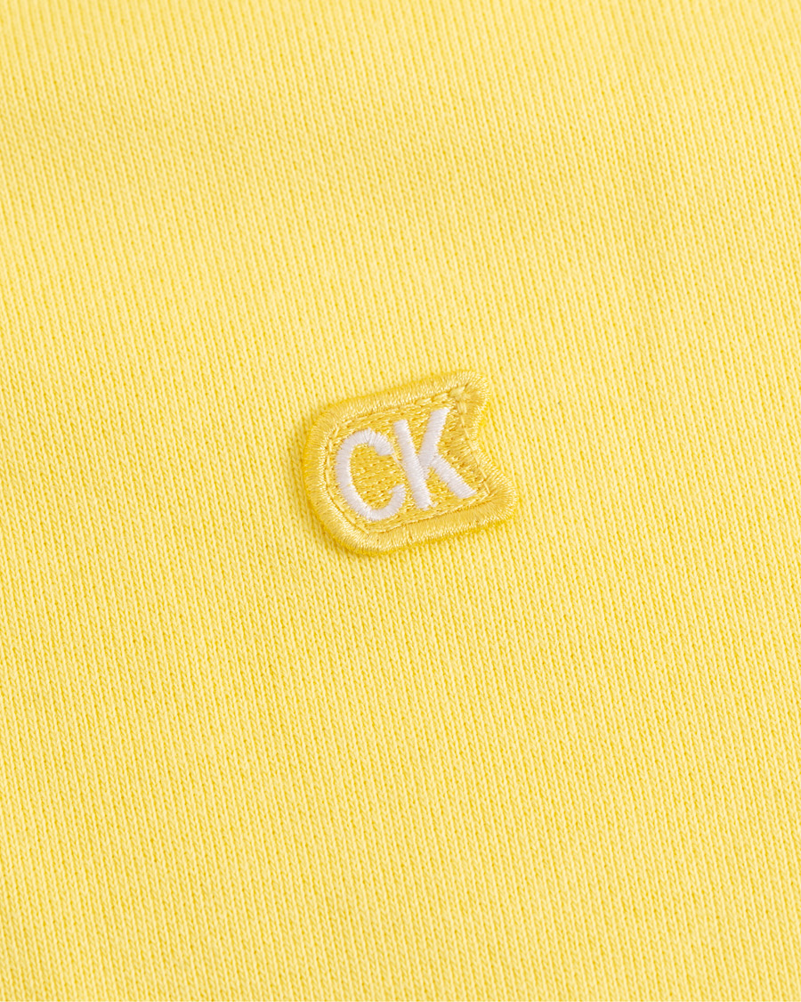 Hombres | Jerséis y prendas de punto | Calvin Klein Jeans | Chest Embroidery Hoodie Yellow Cream