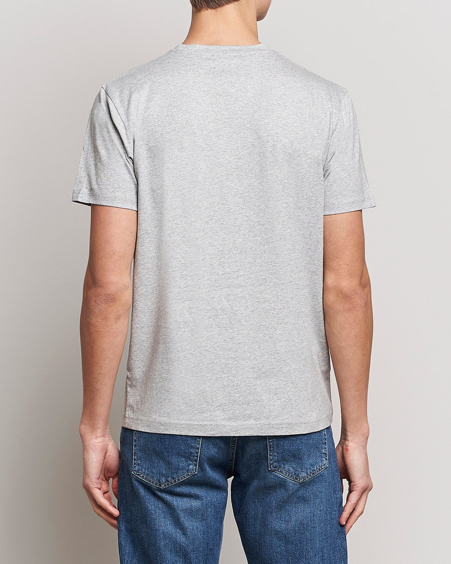 Hombres | Camisetas | Sunspel | Riviera Midweight T-Shirt Grey Melange