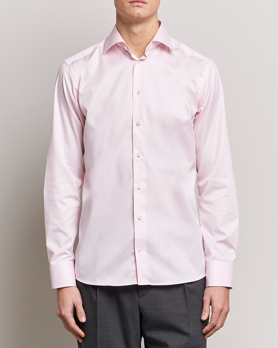 Hombres | Camisas | Eton | Slim Fit Signature Twill Shirt Pink