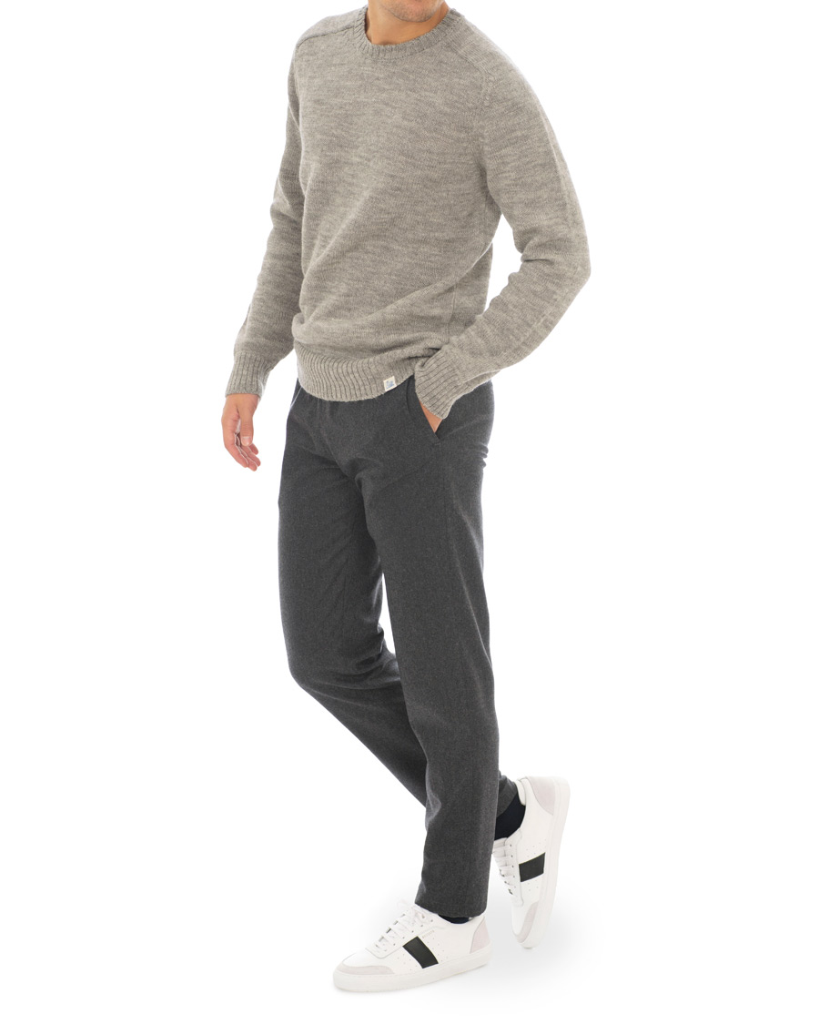 Hombres | Axel Arigato Dunk Sneaker White Leather/Black | Axel Arigato | Dunk Sneaker White Leather/Black