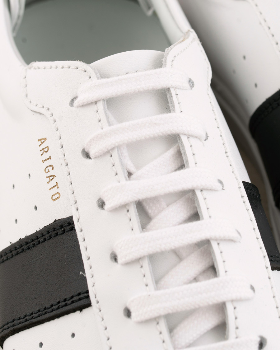 Hombres | Axel Arigato Dunk Sneaker White Leather/Black | Axel Arigato | Dunk Sneaker White Leather/Black
