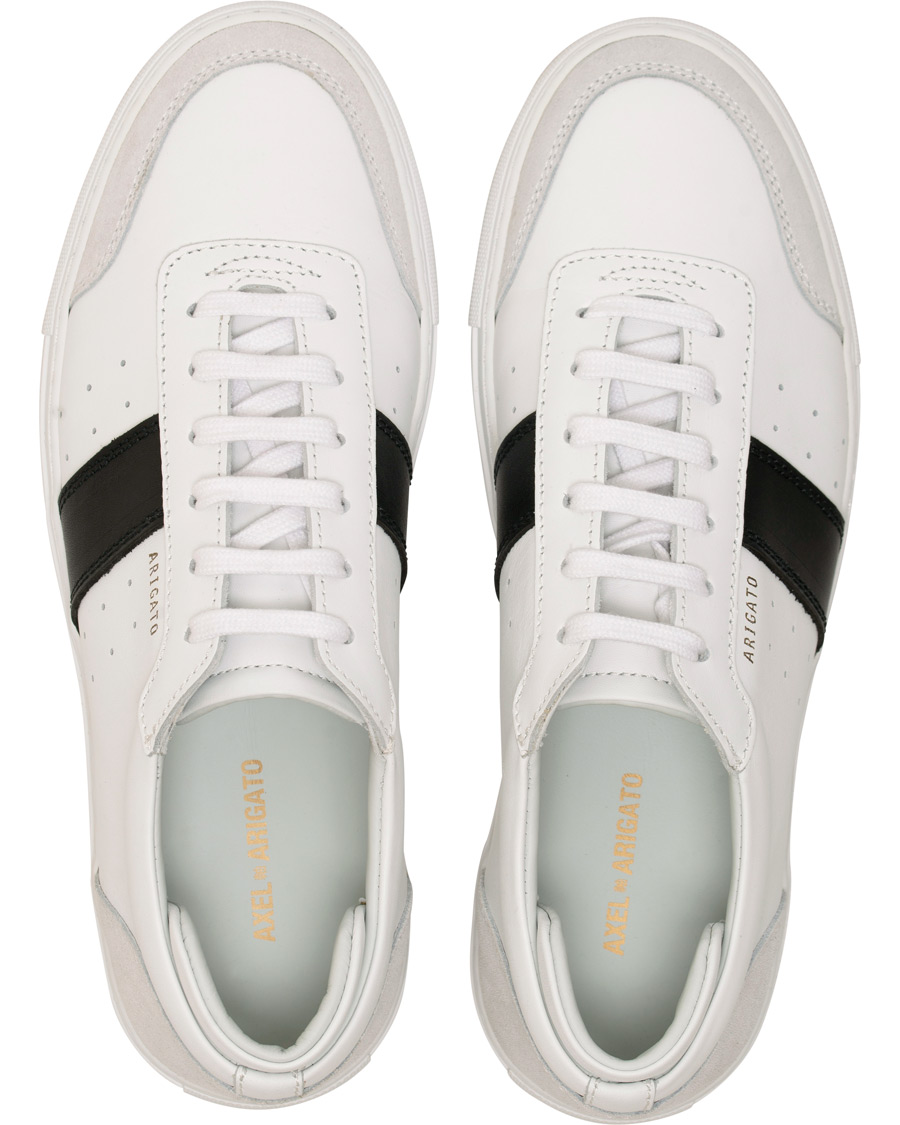 Hombres | Axel Arigato Dunk Sneaker White Leather/Black | Axel Arigato | Dunk Sneaker White Leather/Black