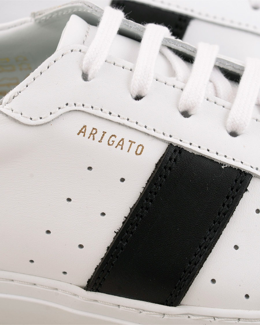 Hombres | Axel Arigato Dunk Sneaker White Leather/Black | Axel Arigato | Dunk Sneaker White Leather/Black