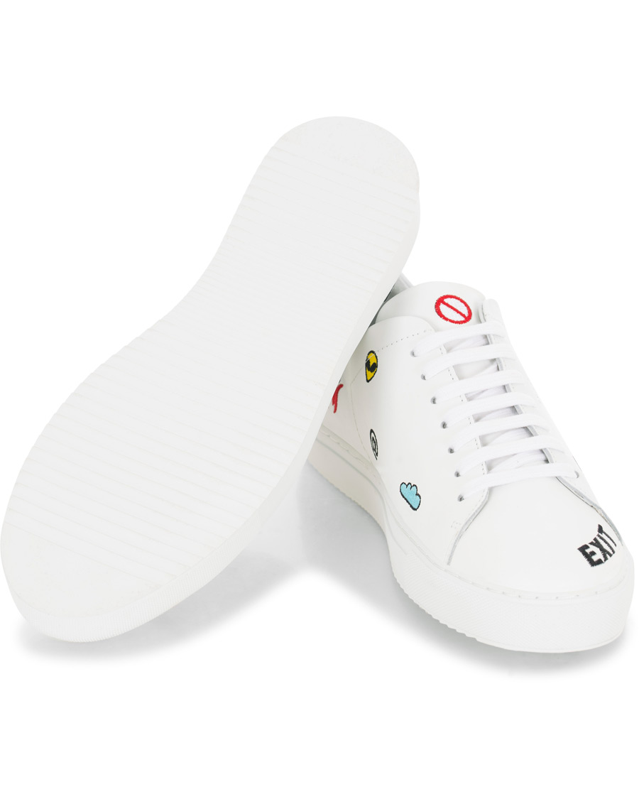 Hombres | Axel Arigato Clean 90 Emoji Sneaker White Leather | Axel Arigato | Clean 90 Emoji Sneaker White Leather
