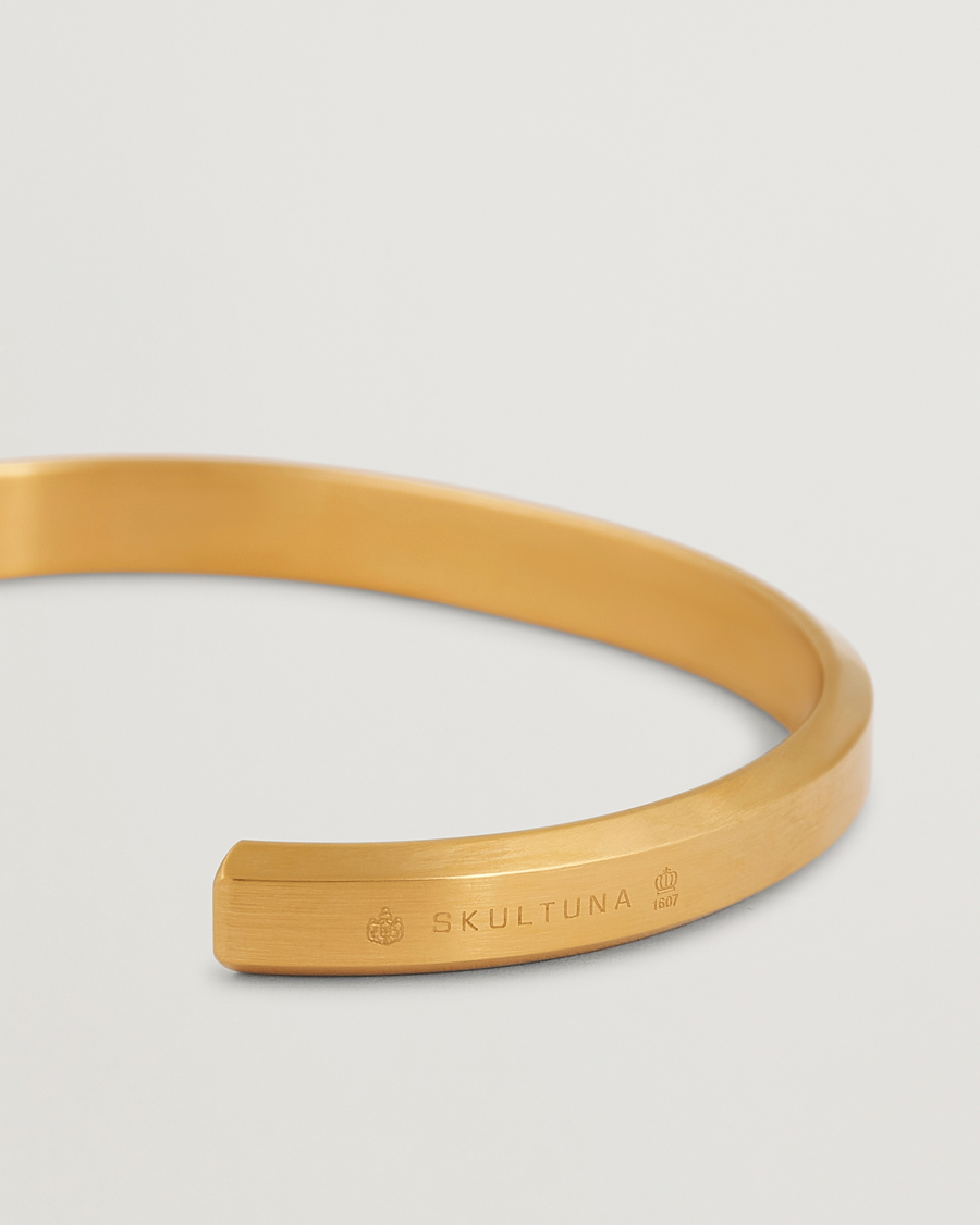 Hombres | Skultuna Icon Cuff Matte Gold | Skultuna | Icon Cuff Matte Gold