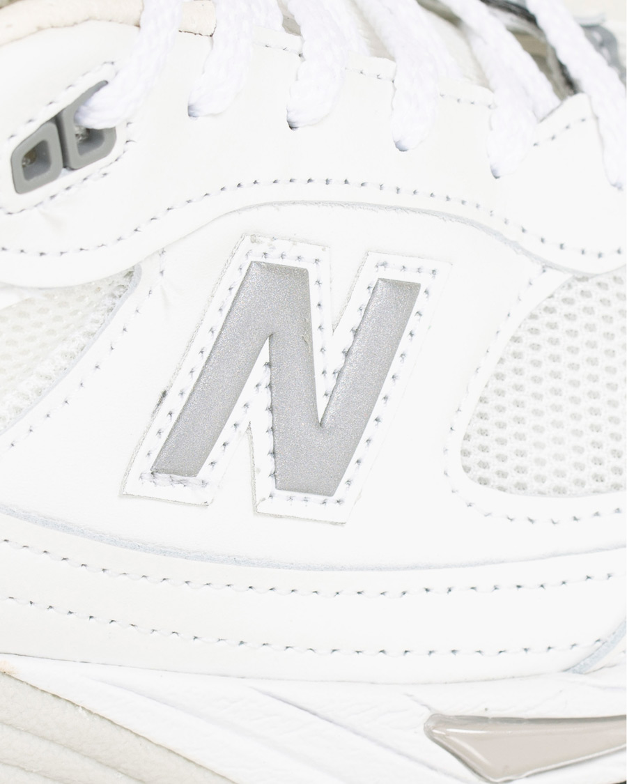 Hombres | New Balance Made in England 991 Running Sneaker White | New Balance | Made in England 991 Running Sneaker White