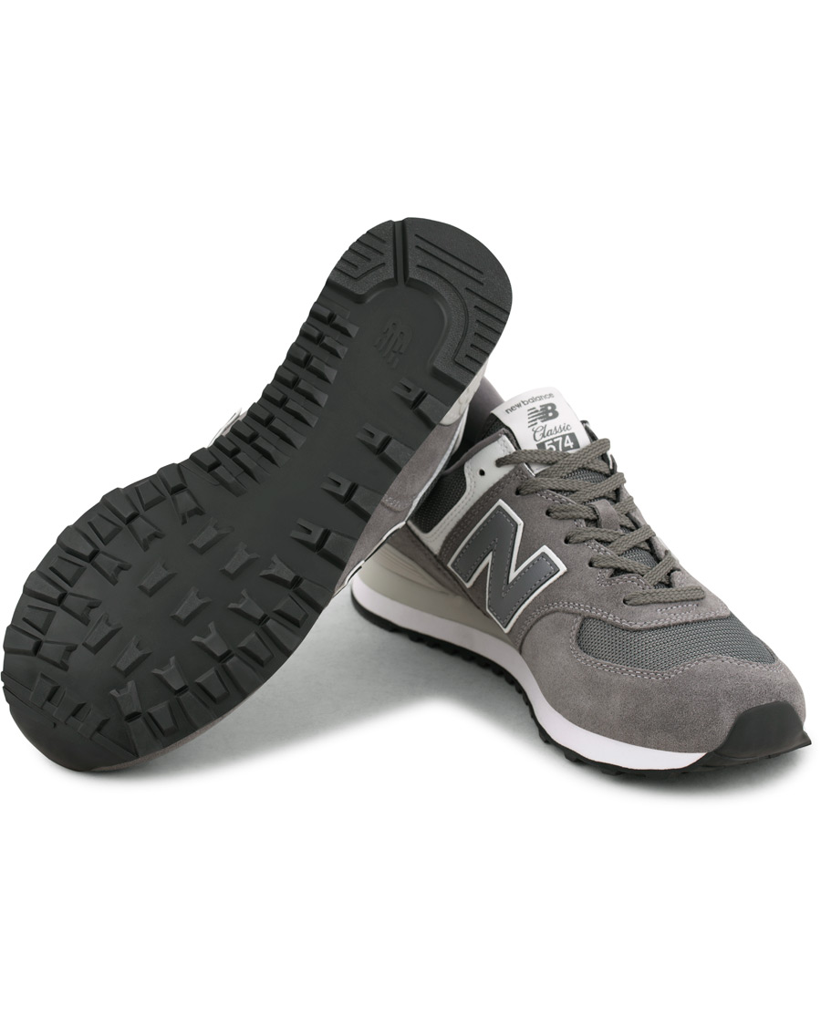 Hombres | New Balance 574 Running Sneaker Grey | New Balance | 574 Running Sneaker Grey