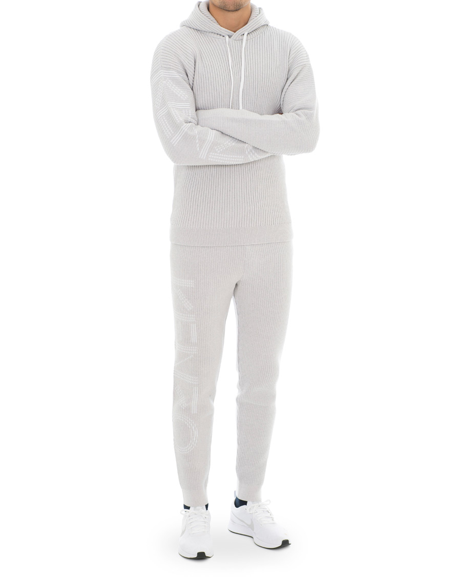 Hombres | Pantalones | KENZO | Knitted Track Pants Grey Melange